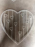 Foto of memohouder houder hart wit wanddecoratie decoratie, Ophalen of Verzenden, Gebruikt