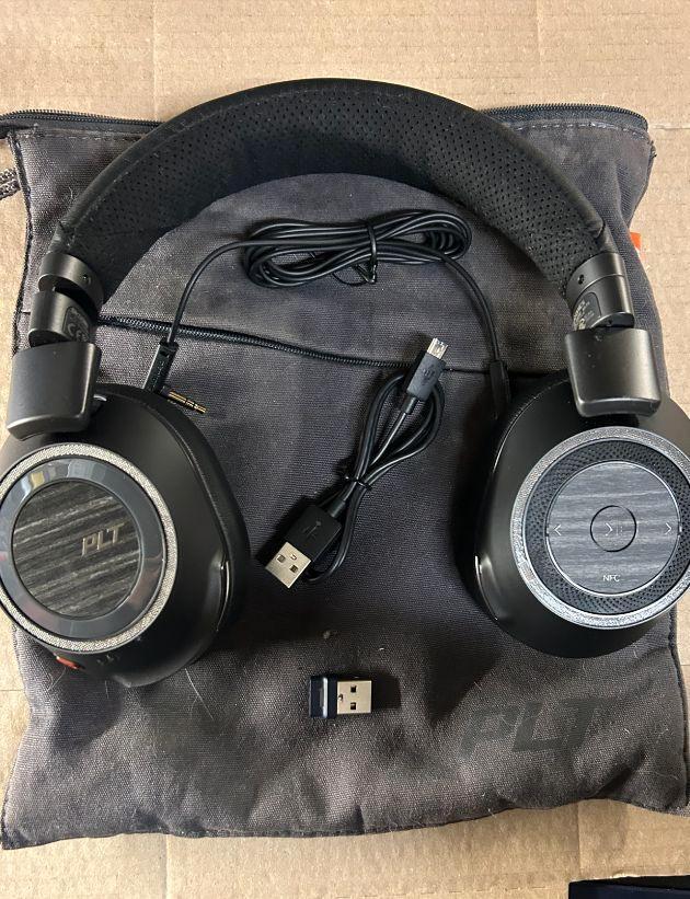 ➡️ Plantronics PLT Poly UC8200 8200 UC DUO Headset, Telecommunicatie, Vaste telefoons | Handsets en Draadloos, Refurbished, 1 handset