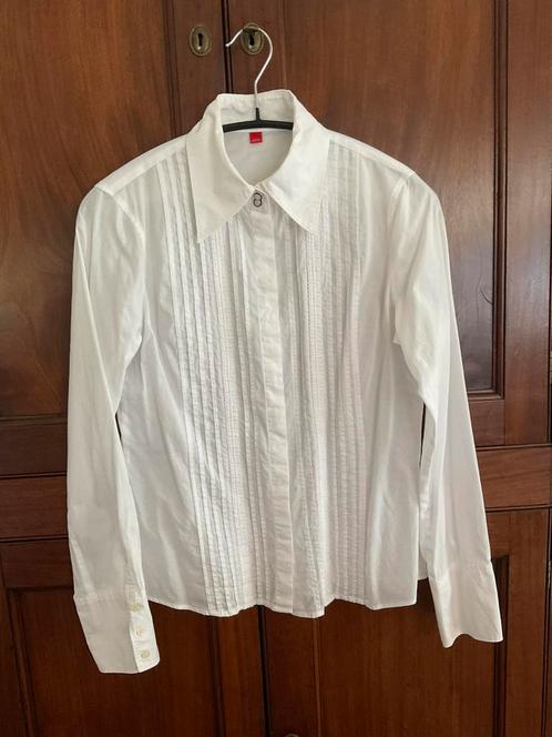 Blouse wit zomer katoen Esprit 38, Kleding | Dames, Blouses en Tunieken, Zo goed als nieuw, Maat 38/40 (M), Wit, Verzenden