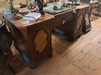 Antiek bureau 155 x 78 cm erg mooi en apart model zeer mooi, Antiek en Kunst, Curiosa en Brocante, Ophalen