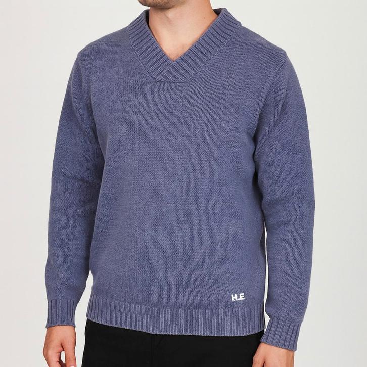 Donkerblauwe HE Mango Trui voor Heren (M), Kleding | Heren, Truien en Vesten, Zo goed als nieuw, Maat 48/50 (M), Blauw, Ophalen of Verzenden