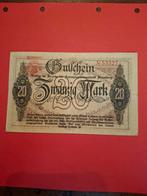 Annaberg 20 Mark 1918 - Bijna UNC, Ophalen of Verzenden, Duitsland, Los biljet