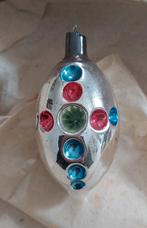 AJEKO / kruis / zilver met rood blauw groen, Diversen, Kerst, Verzenden, Zo goed als nieuw