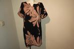 Essentiel Antwerp zwarte jurk grote bloemen print M