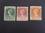3 postzegels 1898 - 1923 2 cent 7 1/2 cent 10 cent, Ophalen of Verzenden, T/m 1940, Gestempeld