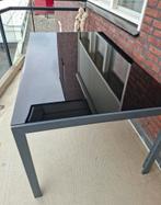tuintafel met glasplaat. In Malden ophalen., Ophalen, Gebruikt, Aluminium
