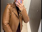 Fifth House lederen jacket bruin 36, Kleding | Dames, Jassen | Zomer, Bruin, Ophalen of Verzenden, Zo goed als nieuw, Maat 36 (S)