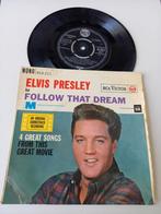 Elvis Presley  ep  [ Follow that dream  ], Ophalen of Verzenden, Zo goed als nieuw, Pop, EP