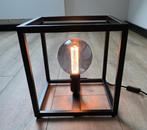 Vierkante tafellamp, Ophalen of Verzenden, Nieuw, Industrieel, Minder dan 50 cm