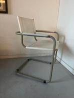 Cesca stoelen (4x, Marcel Breuer, B32, Replica, Wit), Huis en Inrichting, Ophalen, Gebruikt, Wit, Leer