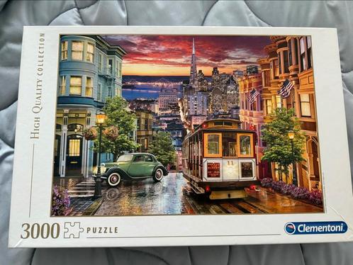 Puzzel ‘SAN FRANCISCO’ 3000 stukjes, Hobby en Vrije tijd, Denksport en Puzzels, Zo goed als nieuw, Legpuzzel, Meer dan 1500 stukjes