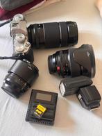 fuji xt-5 met lensen en flits, Ophalen of Verzenden, Gebruikt, Fuji, Geen optische zoom