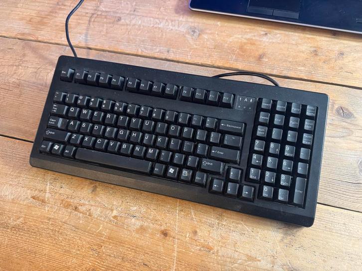 Cherry G81-1800LUMEU - Made in Germany - Klassieker!, Computers en Software, Toetsenborden, Gebruikt, Qwerty, Bedraad, Ophalen of Verzenden