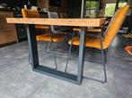 Eetkamertafel Narbonne Eiken 260x100 cm, Ophalen, 200 cm of meer, 50 tot 100 cm, Zo goed als nieuw