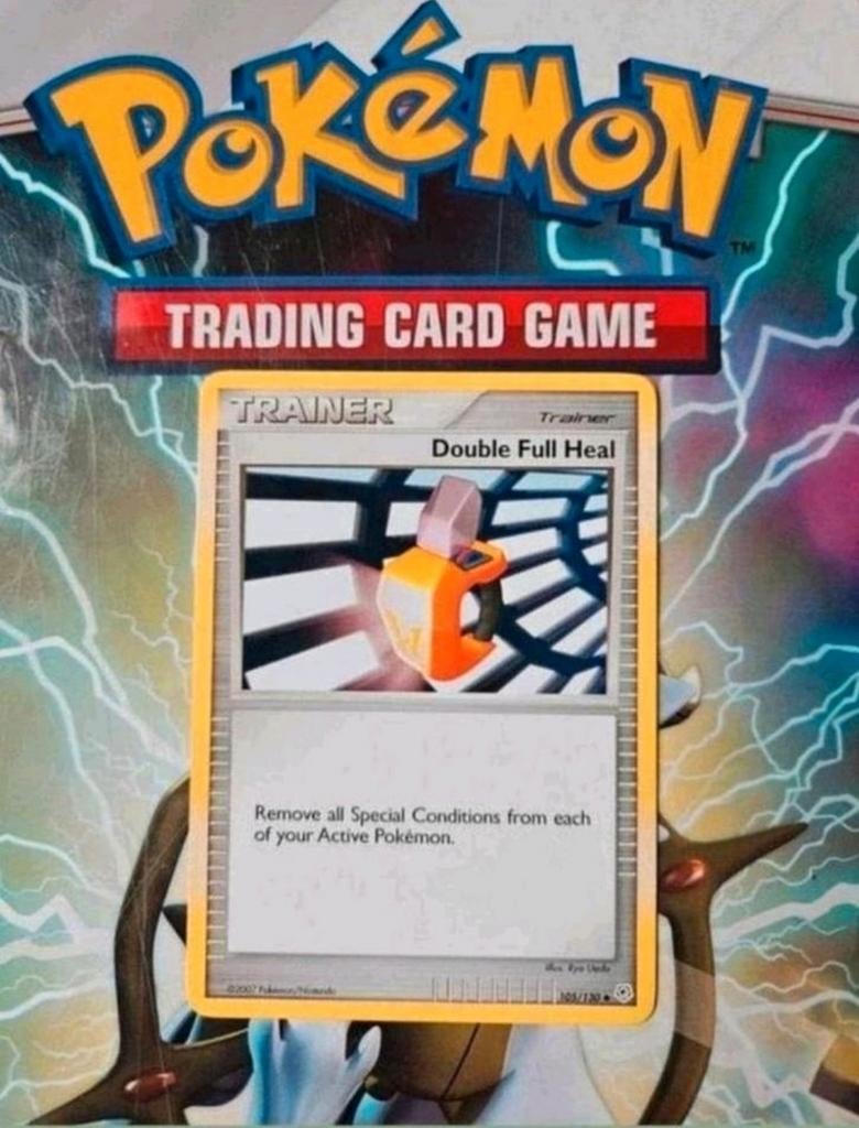 Double full heal 105/130 Diamond&Pearl base set pokemon, Ophalen of Verzenden, Gebruikt, Losse kaart