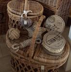 Riviera maison picknik mand de bovenste mand, Gebruikt, 50 tot 100 cm, Ophalen of Verzenden, Minder dan 50 cm