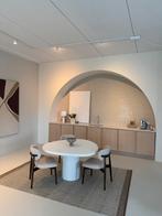 Beton ciré tafel organisch rond, Ophalen of Verzenden, Nieuw