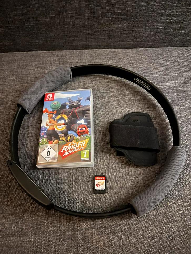 Nintendo Ring Fit Adventure - Compleet!, Spelcomputers en Games, Games | Nintendo Switch, Gebruikt, Avontuur en Actie, 1 speler