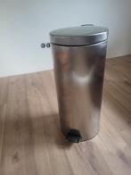 Brabantia pedaalemmer 30 liter, Ophalen, Gebruikt, Met pedaal, 50 tot 75 cm