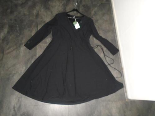 C&A Leuke Zwarte Stretch Jurk met Overslag maat XL Nieuw, Kleding | Dames, Jurken, Nieuw, Maat 46/48 (XL) of groter, Zwart, Onder de knie