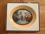 Ivoren miniatuur schilderij, Antiek en Kunst, Kunst | Schilderijen | Klassiek, Ophalen of Verzenden