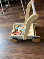 Houten loopwagen, Ophalen of Verzenden, Zo goed als nieuw, Duw- of Trekspeelgoed
