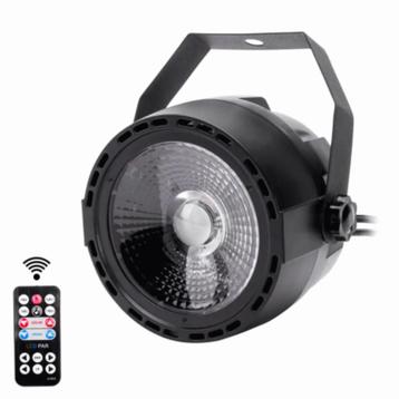 DJLicht 16W UV Par met COB Led en afstandbediening beschikbaar voor biedingen