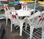8 stoelen Pierre Paulin voor Henri massonet, Huis en Inrichting, Stoelen, Ophalen, Kunststof, Gebruikt, Wit