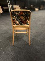 18x Houten stoelen met uniek rugleuning, Ophalen, Gebruikt, Bruin, Vijf, Zes of meer stoelen