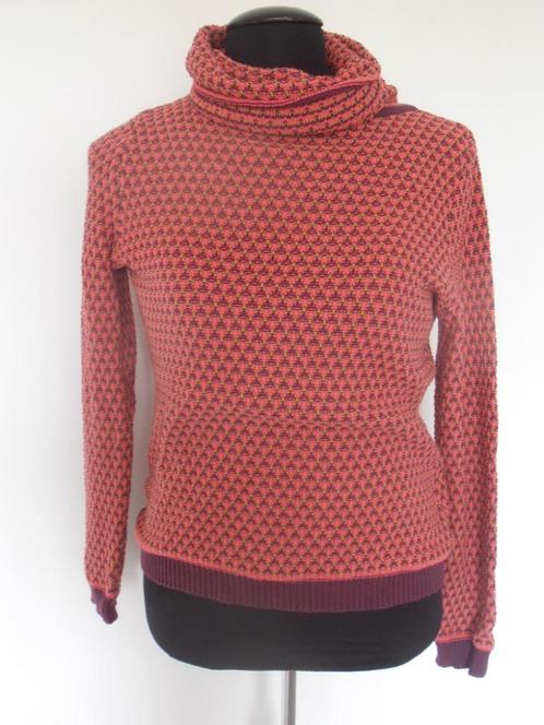 Zilch - prachtige koraal, beige en paarse coltrui - 40, Kleding | Dames, Truien en Vesten, Zo goed als nieuw, Maat 38/40 (M), Overige kleuren