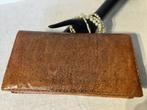 vintage lederen clutch, handtas , snake, Sieraden, Tassen en Uiterlijk, Tassen | Damestassen, Ophalen of Verzenden, Zo goed als nieuw