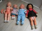 Verschill afm 4 Verschillende oude baby poppen m slaap oogje, Ophalen of Verzenden, Gebruikt, Pop
