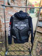 Gilet met HARLEY DAVIDSON emblemen., Motoren, Ophalen of Verzenden, Tweedehands