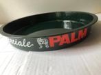Oud metalen dienblad van Palm België met twee biermerken., Ophalen of Verzenden, Gebruikt, Reclamebord, Plaat of Schild, Palm