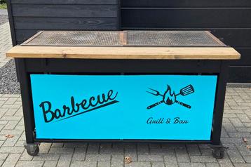 Professionele Gasbarbecue met lavastenen  beschikbaar voor biedingen