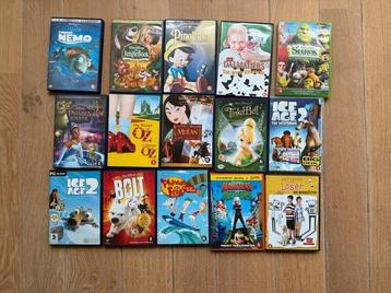 DVD Collectie: Kinder- & Familiefilms (ca 70 stuks) beschikbaar voor biedingen