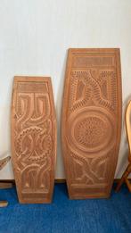 Creools houtsnijwerk 115x42cm en 100x35cm, Huis en Inrichting, Ophalen, Gebruikt