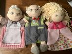 Haba handpoppen voor bijv poppenkast, Kinderen en Baby's, Speelgoed | Poppen, Ophalen of Verzenden, Gebruikt, Overige typen