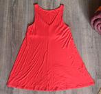 Rood oranje zwierig A-lijn jurkje met V-hals, Maat 38/40 (M), H&M, Ophalen of Verzenden, Gedragen