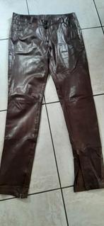 Leren broek Rino &Pelle, d.bruin , maat 40, Maat 38/40 (M), Bruin, Ophalen of Verzenden, Zo goed als nieuw