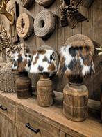 koeienhuid lampenkap interieur landelijk woonaccessoires, Ophalen, Nieuw, Crème