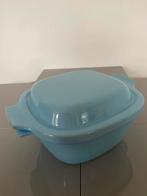 Aardewerk opdienschaal  met deksel , jaren 60, Gebruikt, Ophalen of Verzenden, Schaal of Schalen, Overige stijlen