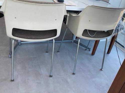 Stoelen A. R. Cordemeijer voor Gispen, Huis en Inrichting, Stoelen, Gebruikt, Vier, Kunststof, Metaal, Stof, Ophalen