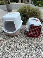 Kattenbak en vervoersbox voor 1 prijs, Dieren en Toebehoren, Ophalen of Verzenden, Zo goed als nieuw