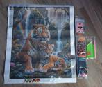 Diamond Painting Tijgers 40x50cm - Nieuw, Ophalen of Verzenden, Nieuw, Knutselwerk