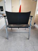 Zwart leren stoelen - ref. Martin Visser - 2 st. - leer, Ophalen