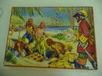 oude kinder legpuzzel - schateiland met piraten, 50-er jaren, Ophalen of Verzenden