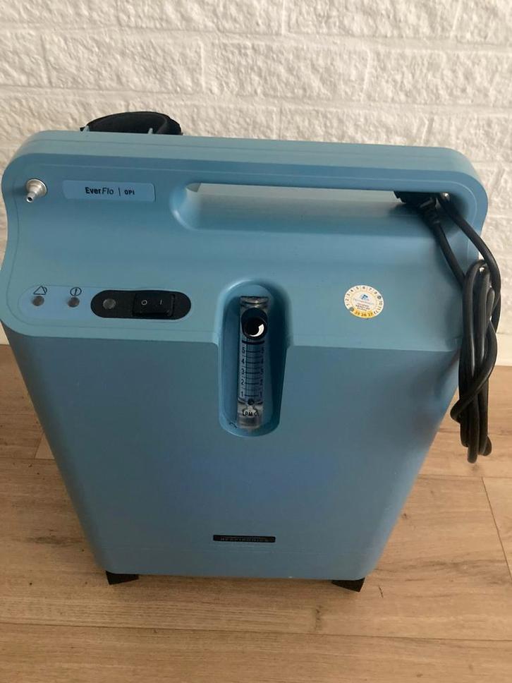 Zuurstofconcentrator Philips everflo tekoop aangeboden, Sieraden, Tassen en Uiterlijk, Beautycases, Zwart, Ophalen of Verzenden