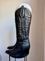 Bronx New Kobe cowboyboots, Verzenden, Zo goed als nieuw, Zwart, Hoge laarzen
