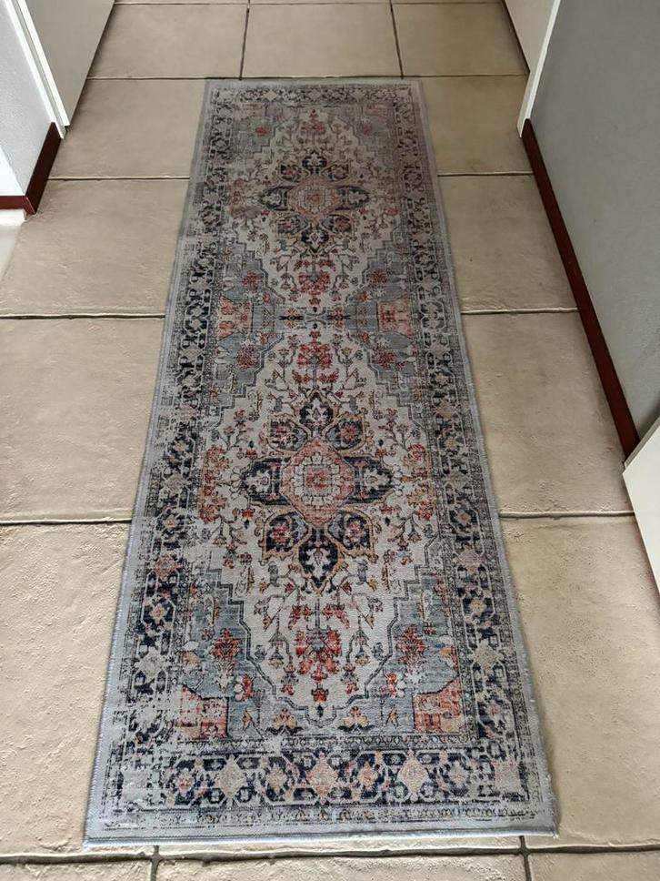 Mooie Loper, Huis en Inrichting, Stoffering | Tapijten en Kleden, Gebruikt, 50 tot 100 cm, 150 tot 200 cm, Rechthoekig, Grijs